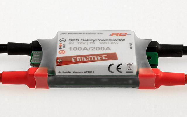 Actual product image Hacker Safety switch SPS SafetyPowerSwitch 70V 100/200A