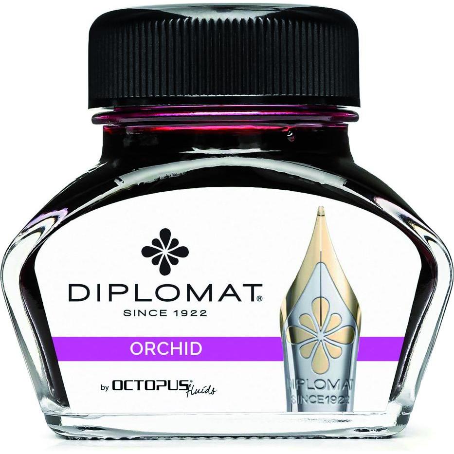 Diplomat, Ersatzpatrone, Tintenglas Orchidee Rosa 30ml (Nachfülleinheit)