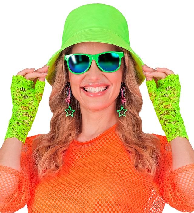 Produktbild Widmann Neon Grüne Handschuhe Aus Spitze
