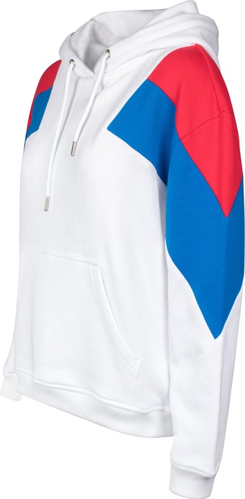 Actual product image Urban Classics Ladies Oversize 3-Tone Block Hoody (XXL)