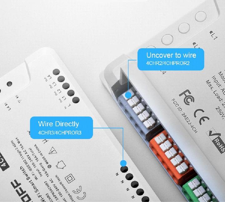 Produktbild Sonoff 4CHR3 (Schaltaktor)