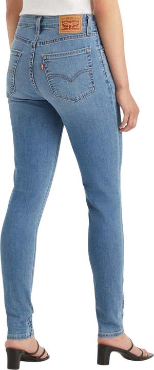 Actual product image Levis Womens/Ladies 721 Leather Patch High Rise Skinny Jeans (26)