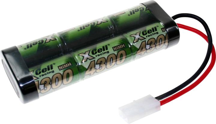 Actual product image XCell Ni-MH battery 124170 RC-Pack, 7.2 V, 4300mAh, L2x3 (7.20 V, 4300 mAh)