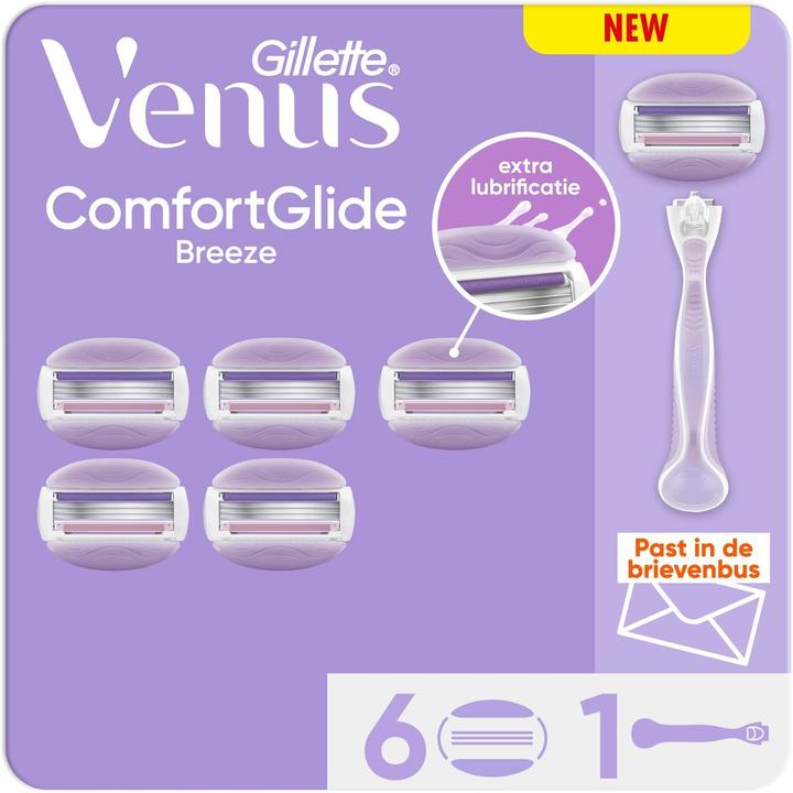 Immagine prodotto Gillette Rasoio Venus Comfortglide Breeze da donna con 1 manico e 6 ricariche