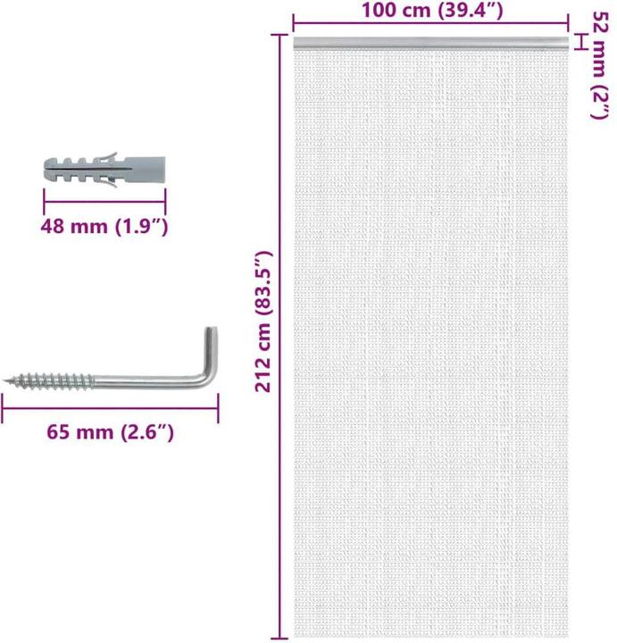 Actual product image vidaXL Constantine (212 x 100 cm)