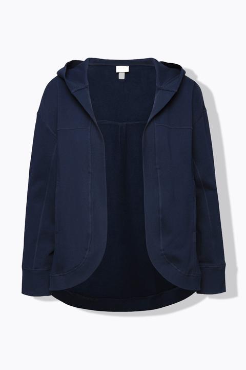 Produktbild Ulla Popken Sweatjacke, Kapuze, offene Jacke (60)