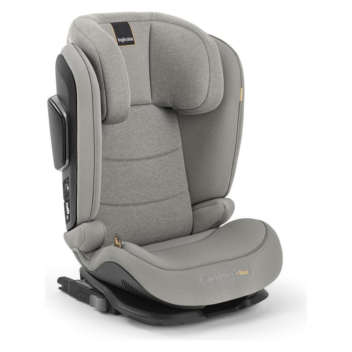 Inglesina, Seggiolino Auto, Autositz Cartesio I-Size, Dunkelgrau, Isofix, 100-150 (Seggiolino Per Bambini, Ece R129/I-Size Standard)