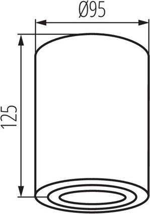 Actual product image Kanlux Board (GU10)