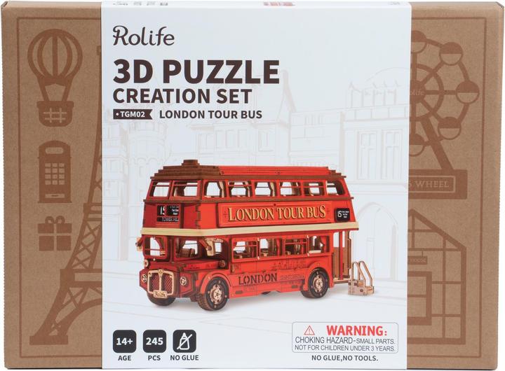 Actual product image Rolife London Tour Bus - Diorama