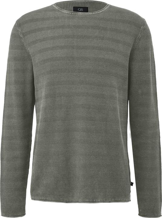 Produktbild s.Oliver Strickpullover Gewaschener Strickpullover mit Rippstruktur (L)