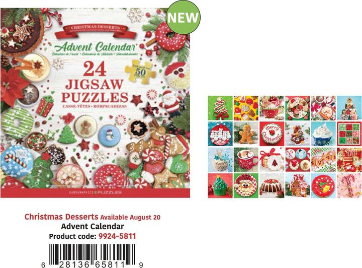 Actual product image Eurographics Christmas Desserts