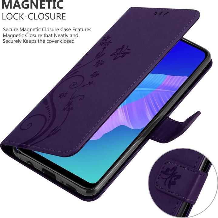 Actual product image Cadorabo Flower Book Cover (Huawei P40 Lite E)