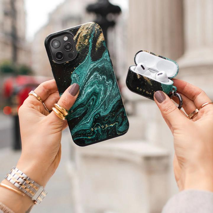 Actual product image Burga Tough MagSafe Case Apple iPhone 16e - Emerald Pool (Apple iPhone 16e)