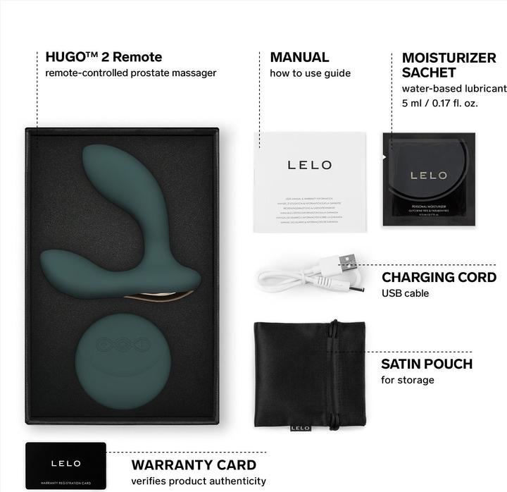 Actual product image LELO Hugo 2 Remote