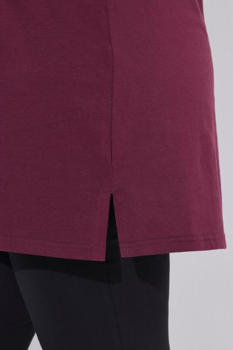 Produktbild Ulla Popken Longshirt, A-Linie, Rundhalsausschnitt, 3/4-Arm (62)