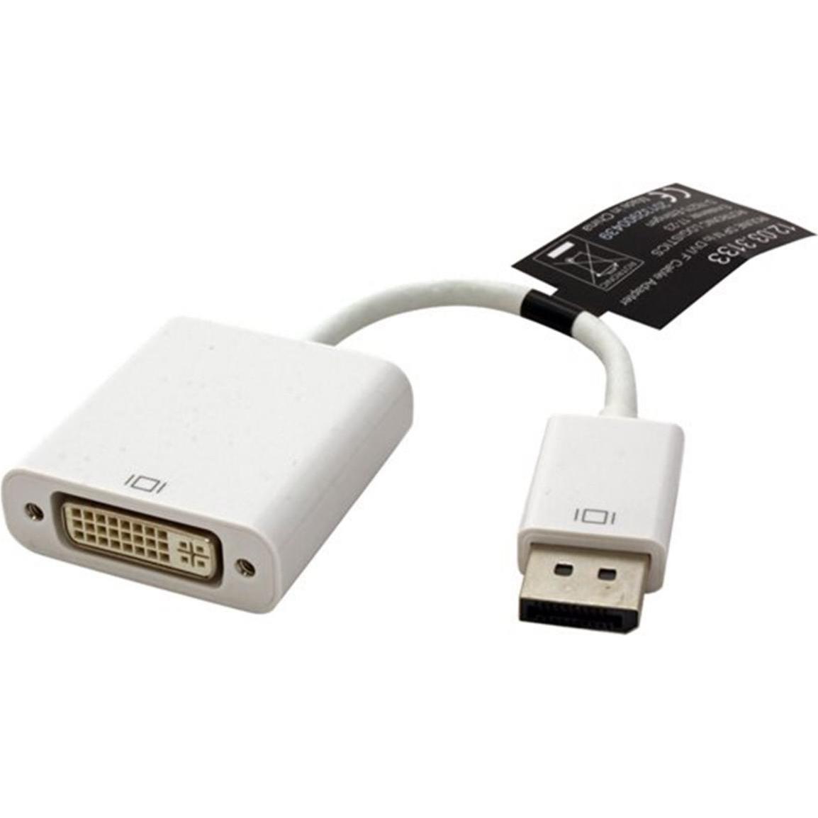 Thumbnail - Roline DP zu (DVI, 15 cm), Data + Video Adapter, Weiss