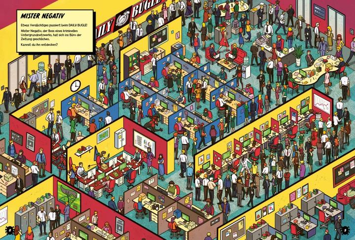 Produktbild Marvel: Wo ist Spider-Man? Das grosse Wimmelbuch (Deutsch, Constanze Steindamm, Marvel, 2024)