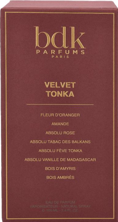 Image du produit Bdk Parfums Paris Velvet Tonka (Eau de parfum, 100 ml)