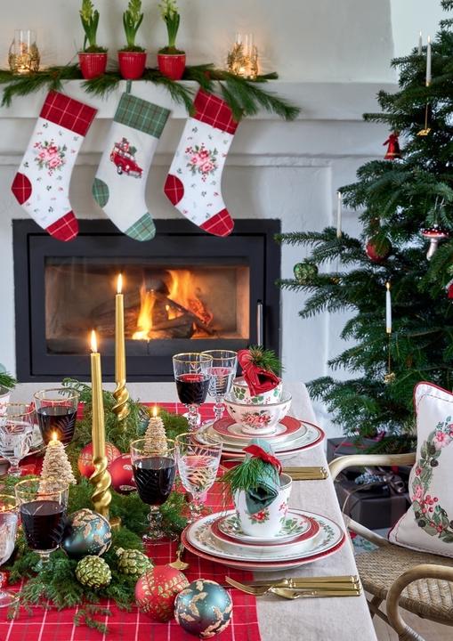 Actual product image Greengate Merry Christmas Magnet white Set4 (1 x)