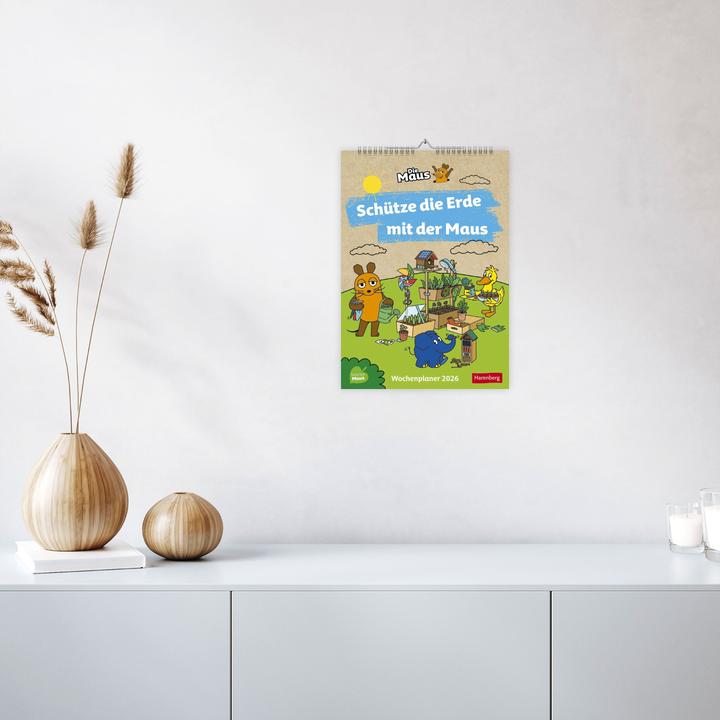 Image du produit Harenberg Schütze die Erde mit der Maus Wochenkalender 2026 (Couverture rigide, Allemand)