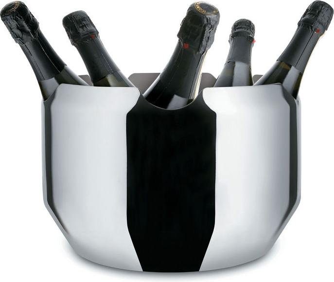 Produktbild Alessi Flaschenkühler Silberfarben