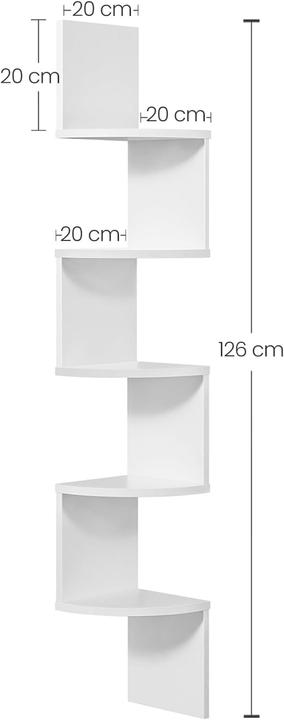 Actual product image Vasagle Corner (20 x 20 x 126 cm)
