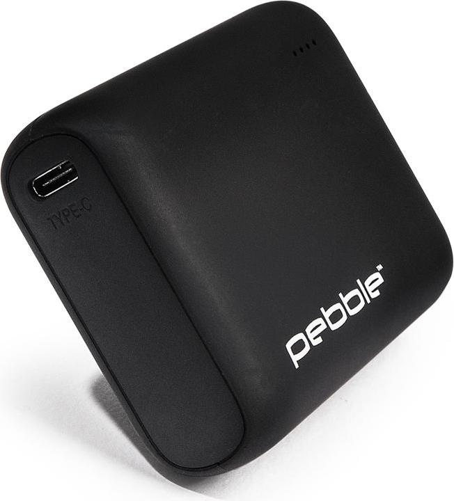 Actual product image veho Pebble PZ10 - Black - Universal - Rectangle - Lithium Polymer (LiPo) - 10000 mA (10000 mAh, 5 W, 37 Wh)