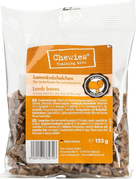 Produktbild Chewies Mini Knöchelchen (Adult, 1 Stk., 125 g)