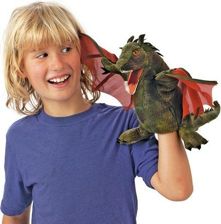 Produktbild Folkmanis Drache mit Schwingen