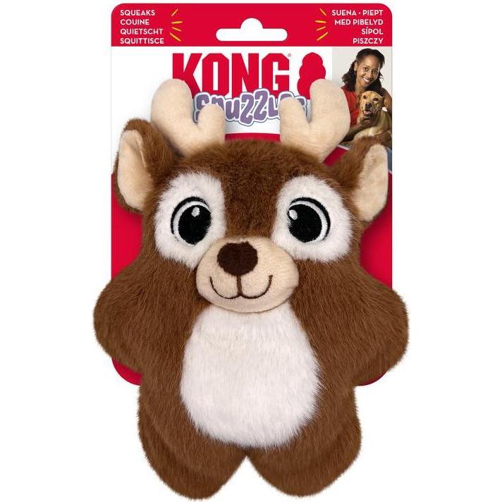 Thumbnail - KONG Holiday Snuzzles Reindeer, Hundespielzeug