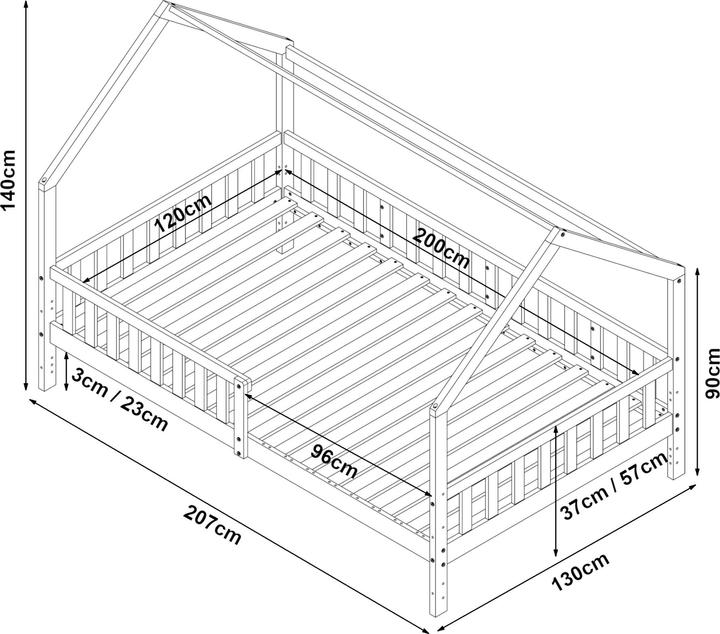 Produktbild En.Casa Ydre (120 x 200 cm)