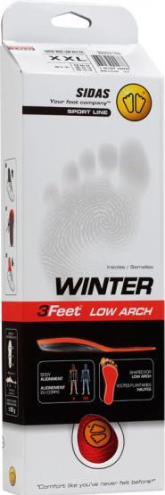 Produktbild Sidas 3 Feet Winter Low Arch 35-36 Einlegesohle