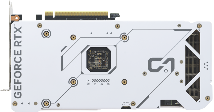 Actual product image ASUS Dual GeForce RTX 4070 White OC Edition (12 GB)