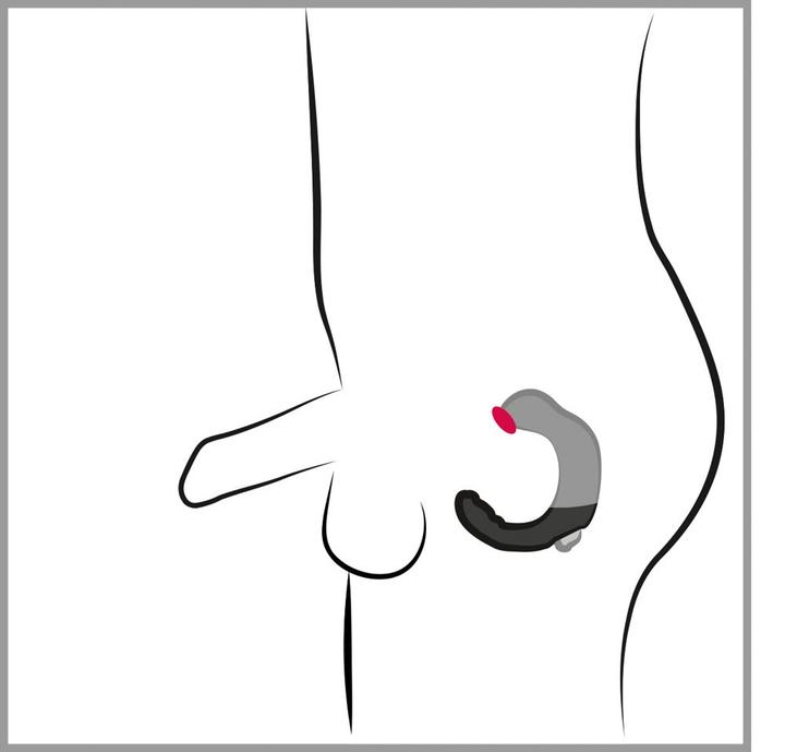 Actual product image Rebel Prostate vibrator