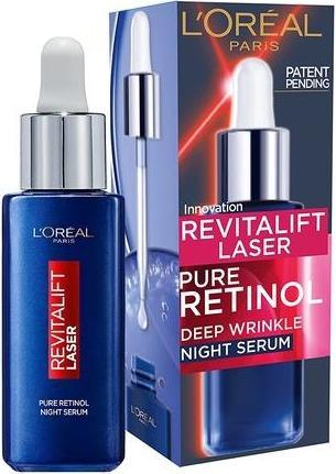 Produktbild L'Oréal Paris L'Oreal Paris Pure Retinol Night Serum Revitalift Laser Face Serum Deep Anti-Wrinkle Night Serum For (30 ml)