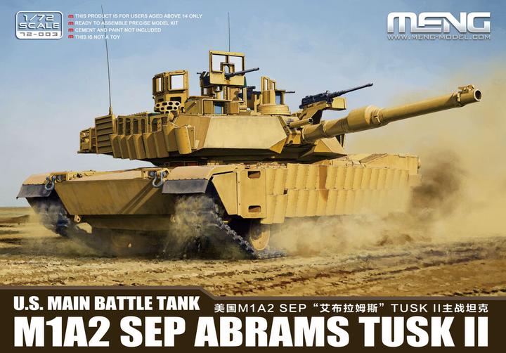 Meng-Model U.S. Main Battle Tank M1A2 SEP Abrams TUSK II