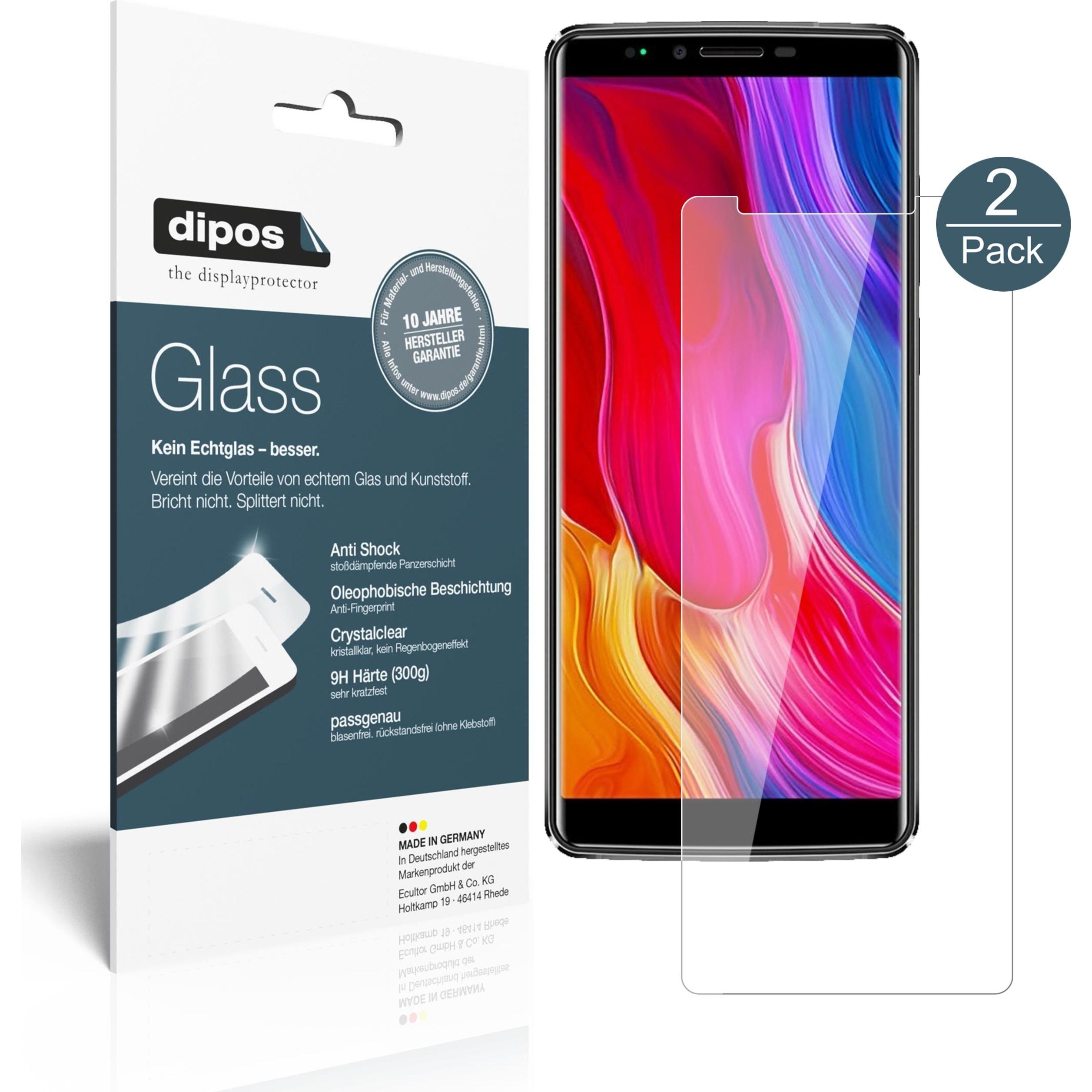 Dipos Displayschutz Anti-Shock (1 Stück, LG K8), Smartphone Schutzfolie, Transparent