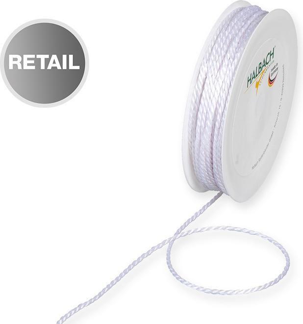 Immagine prodotto Halbach cordone di raso, bianco (Nastro da regalo)