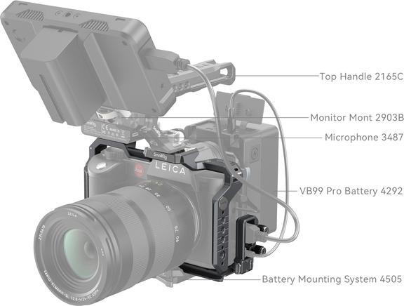 Produktbild SmallRig Cage für Leica SL2/SL2-S, Detailfarbe: Schwarz (Cage)