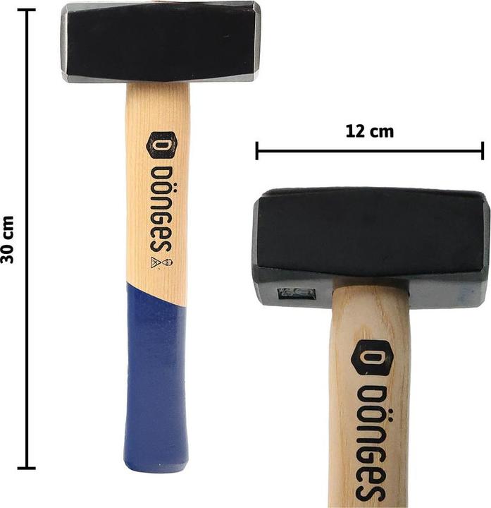 Actual product image Dönges Sledgehammer DIN 6475, 2.000 g (2214 g)