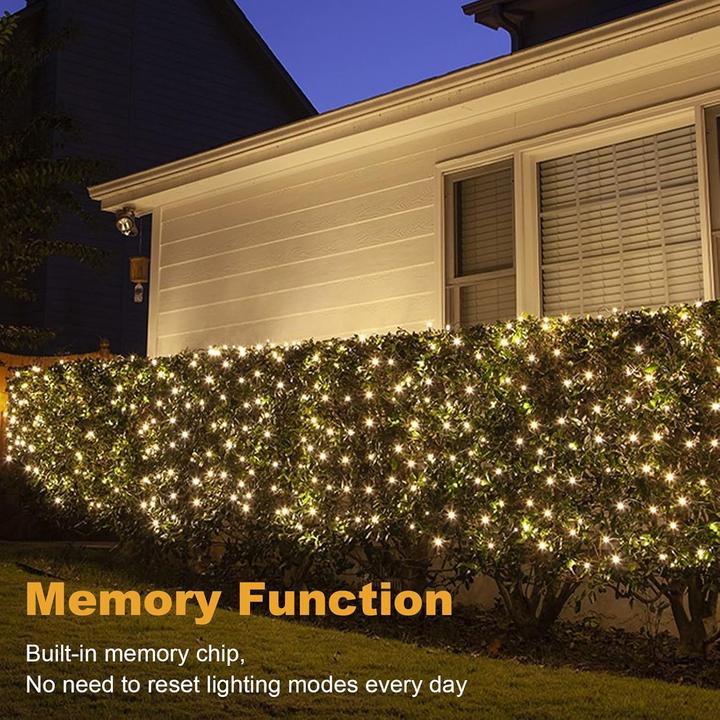 Actual product image Bowfar LED Lichterkette mit Fernbedienung mit 100 LEDs, 8 Modi, Fernbedienung & Timer (10 m)