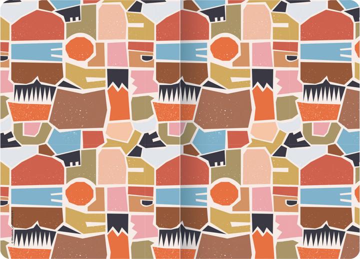 Image du produit Oberthur Carnet A5 Carmen Peche - 200 Pages - Souple - Ligne (A5)