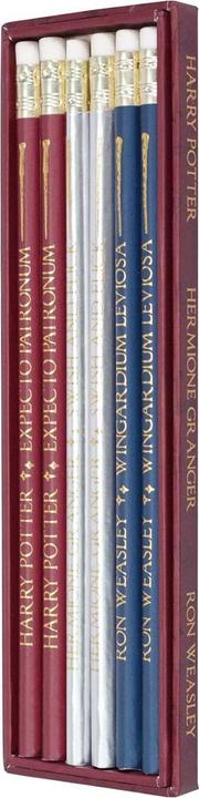 Image du produit Harry Potter : Hogwarts Wands Set de 6 crayons (Blanc, Non contraignant)