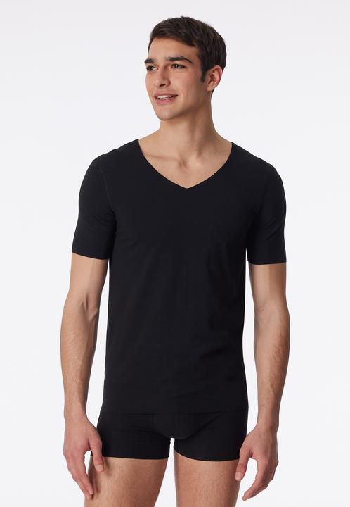 Image du produit Schiesser Shirt Loungewear "Laser Cut" schwarz (XXL)