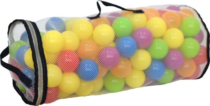 Actual product image Outdoor Active Balls for ball pool, in net, 100 pieces