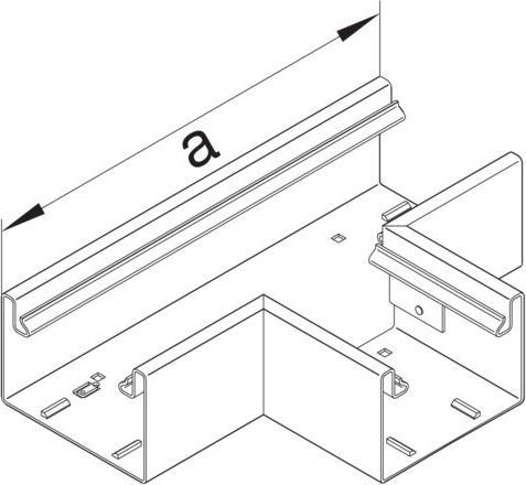 Actual product image Tehalit T-piece basic profile BRS6517087035 (6.80 cm)