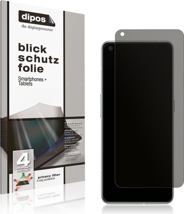 Produktbild Dipos Blickschutzfolie 4-Way Privacy (1 Stk., Realme GT 2 Pro)