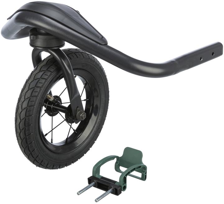 Produktbild Trixie Jogger-Umbausatz für Fahrradanhänger, Grau/Salbei (Hund, Reflektoren)