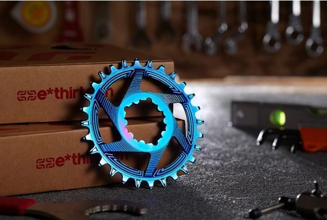 Produktbild e*13 Helix R Guidering SRAM Direct Mount Kettenblatt, 34 Z., 3mm Offset, 11/12-fach, intergal (34)