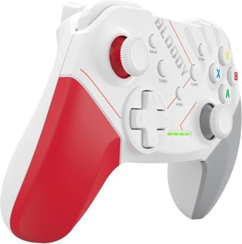 Produktbild A4Tech Bloody GPW50 weiss / Gamepad / PS3 / PC / Android / 2,4GHz / USB-C (Android, PC, PS3)